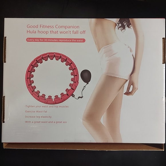 Weighted Smart Hula Hoop 2 in 1 for Abdomen Fitness and Weight Loss - Picture 1 of 10